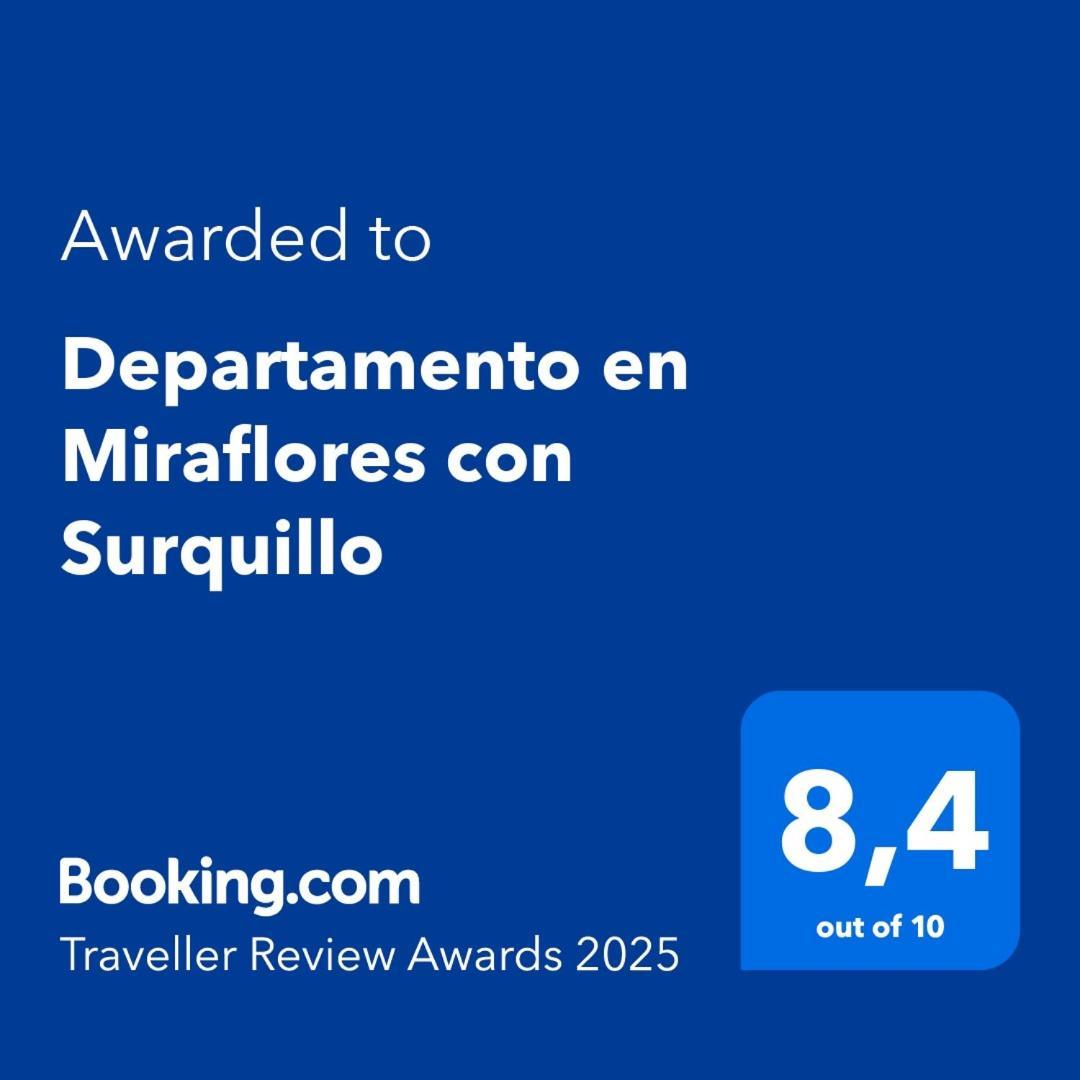 Departamento En Miraflores Con Surquillo Ліма Екстер'єр фото